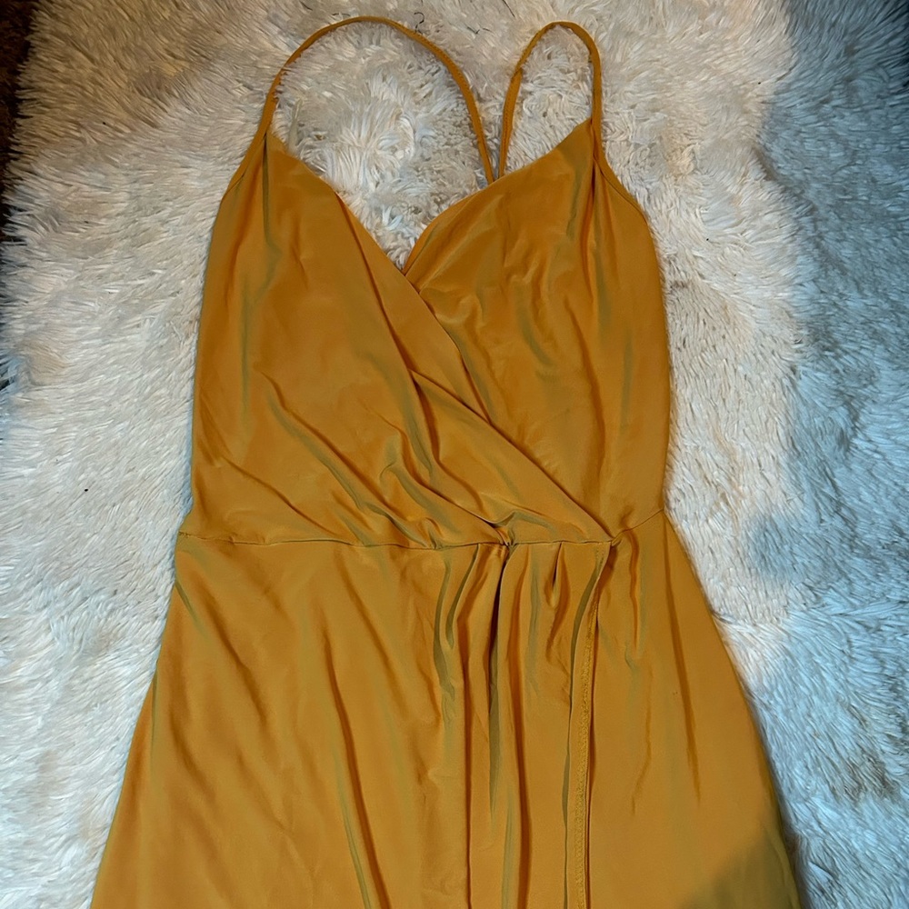 Romper orange/khaki color